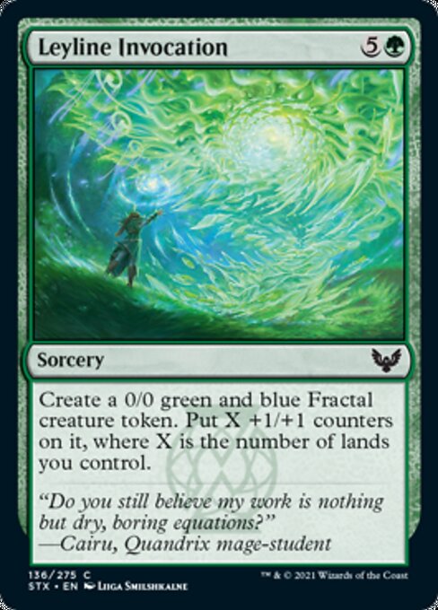 Leyline Invocation (Strixhaven) Near Mint Foil