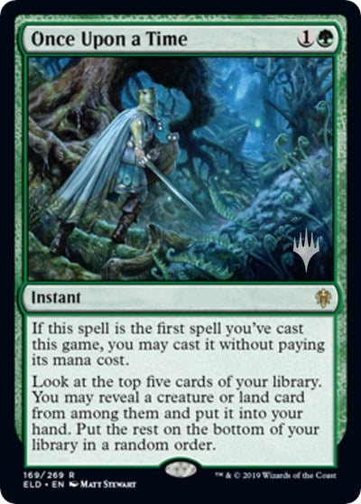Once Upon a Time (Promo Pack: Throne of Eldraine) Near Mint Foil