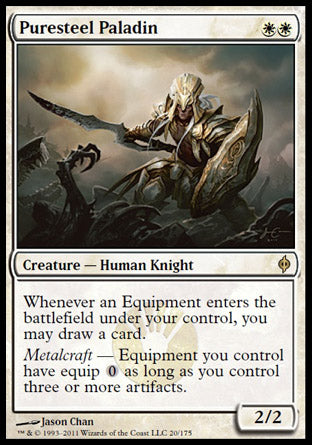 Puresteel Paladin (New Phyrexia) Near Mint