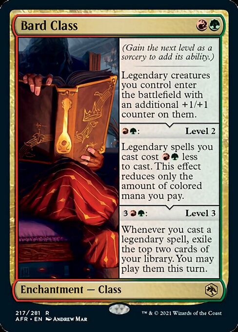 Bard Class (Adventures in the Forgotten Realms) Near Mint