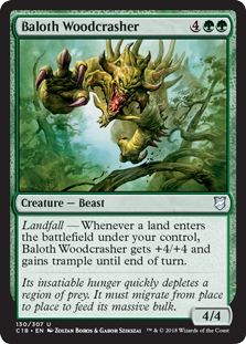 Baloth Woodcrasher (Commander 2018) Near Mint