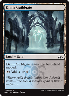 Dimir Guildgate (245) (Guilds of Ravnica) Medium Play