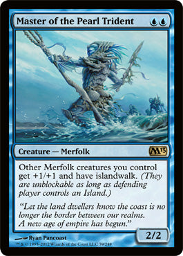 Master of the Pearl Trident (Magic 2013 Core Set) Light Play