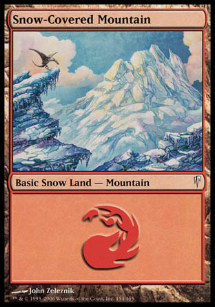 Snow-Covered Mountain (Coldsnap) Medium Play