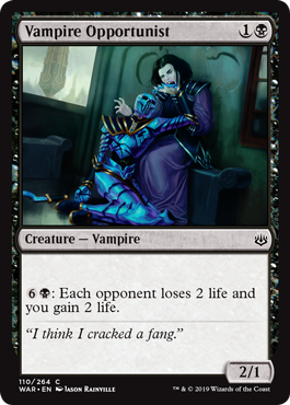 Vampire Opportunist (War of the Spark) Light Play