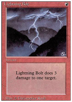 Lightning Bolt (Revised) Damaged / Poor