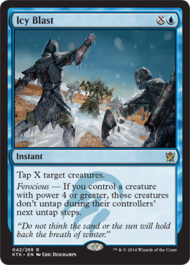 Icy blast (Khans of Tarkir) Medium Play Foil