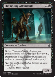 Shambling Attendants (Khans of Tarkir) Near Mint Foil