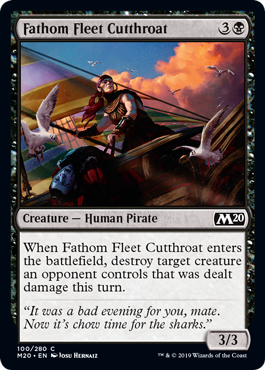 Fathom Fleet Cutthroat (Magic 2020 Core Set) Near Mint
