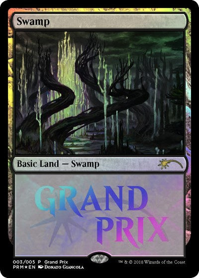 Swamp (Promos: Grand Prix) Light Play Foil