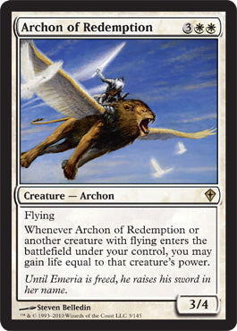 Archon of Redemption (Worldwake) Medium Play Foil