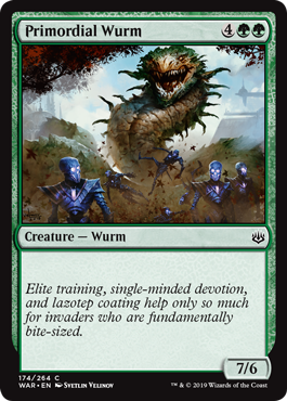 Primordial Wurm (War of the Spark) Light Play