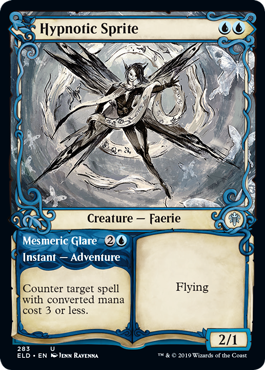 Hypnotic Sprite (Showcase) (Throne of Eldraine) Near Mint