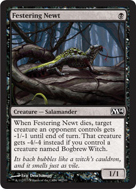 Festering Newt (Magic 2014 Core Set) Medium Play