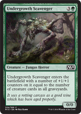 Undergrowth Scavenger (Magic 2015 Core Set) Light Play