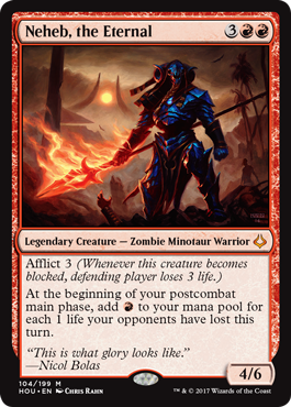 Neheb, the Eternal (Hour of Devastation) Near Mint