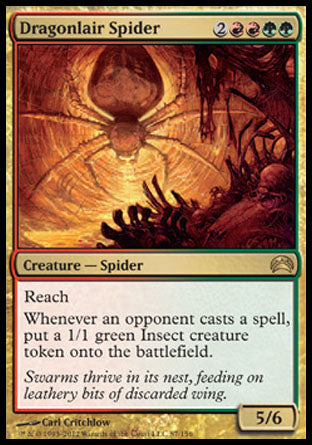 Dragonlair Spider (Planechase 2012) Medium Play