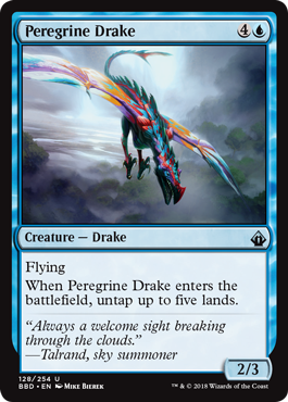 Peregrine Drake (Battlebond) Near Mint Foil
