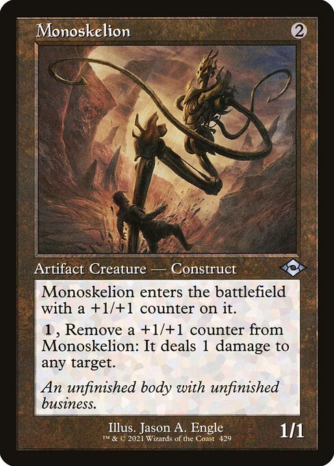 Monoskelion (Retro Frame) (Foil Etched) (Modern Horizons 2) Near Mint Foil