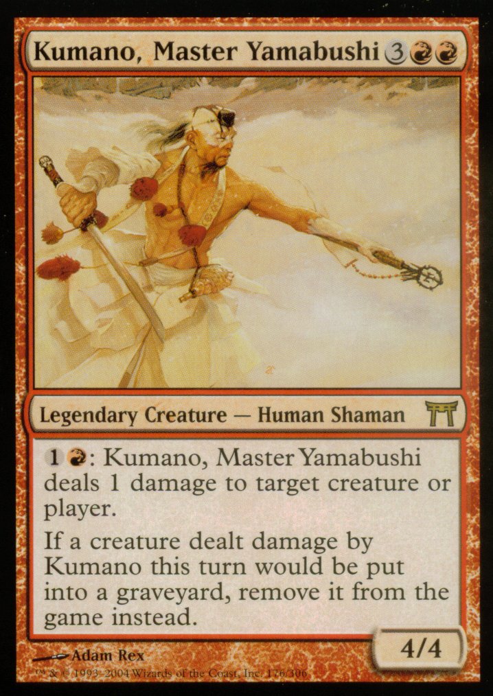 Kumano, Master Yamabushi (Champions of Kamigawa) Medium Play