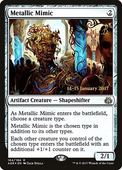 Metallic Mimic (Promos: Prerelease Cards) Medium Play Foil