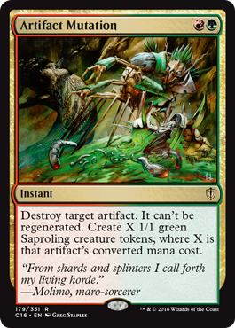 Artifact Mutation (Commander 2016 Edition) Light Play