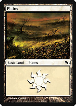 Plains (282) (Shadowmoor) Medium Play Foil