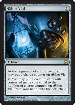 Aether Vial (Modern Masters) Near Mint Foil