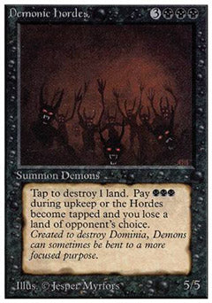 Demonic Hordes (Unlimited) Heavy Play