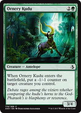 Ornery Kudu (Amonkhet) Near Mint