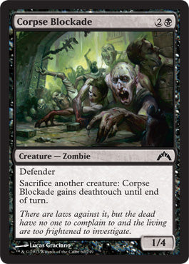 Corpse Blockade (Gatecrash) Medium Play Foil