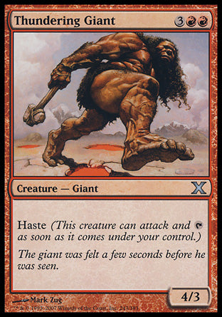 Thundering Giant (10th Edition) Light Play