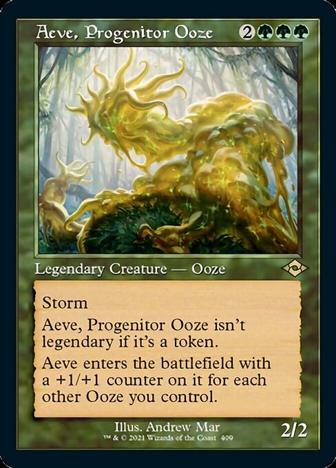 Aeve, Progenitor Ooze (Retro Frame) (Modern Horizons 2) Near Mint Foil