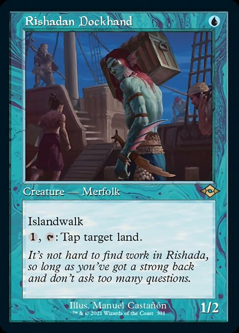 Rishadan Dockhand (Retro Frame) (Modern Horizons 2) Near Mint Foil