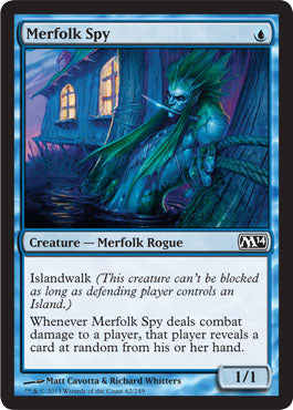 Merfolk Spy (Magic 2014 Core Set) Medium Play