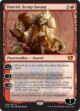 Daretti, Scrap Savant (Commander 2014 Edition) Light Play