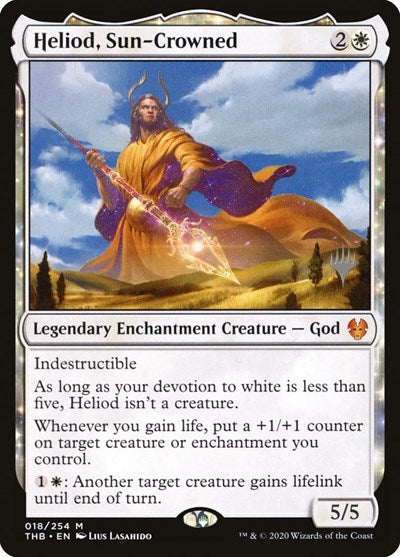 Heliod, Sun-Crowned (Promo Pack: Theros Beyond Death) Near Mint
