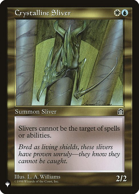 Crystalline Sliver (The List) Near Mint