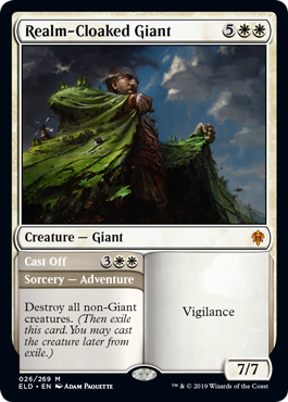 Realm-Cloaked Giant (Throne of Eldraine) Light Play