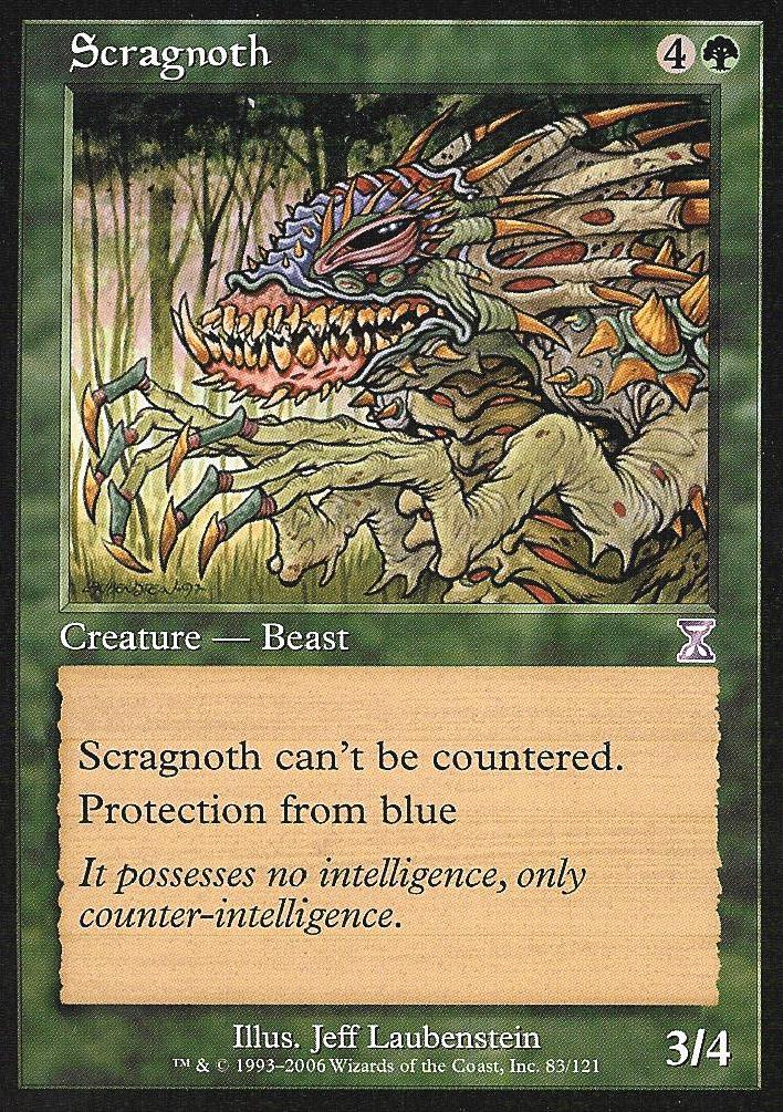 Scragnoth (Time Spiral Time Shifted) Medium Play Foil