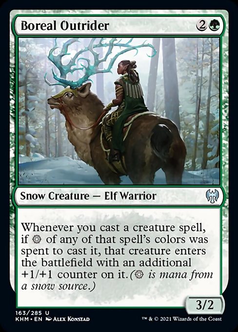 Boreal Outrider (Kaldheim) Medium Play Foil