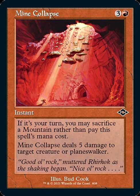 Mine Collapse (Retro Frame) (Modern Horizons 2) Near Mint