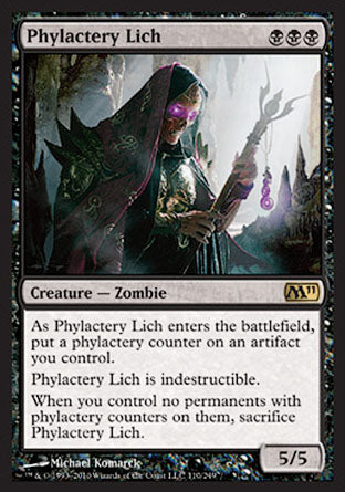 Phylactery Lich (Magic 2011 Core Set) Light Play