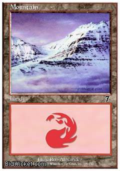 Mountain (338) (7th Edition) Medium Play Foil