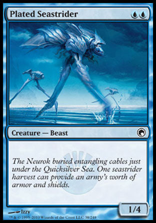 Plated Seastrider (Scars of Mirrodin) Medium Play