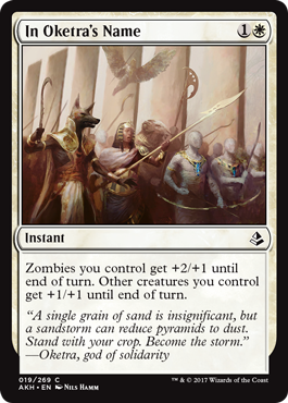 In Oketra's Name (Amonkhet) Near Mint
