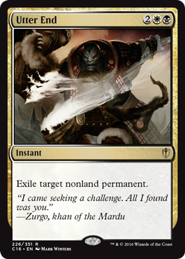 Utter End (Commander 2016 Edition) Medium Play