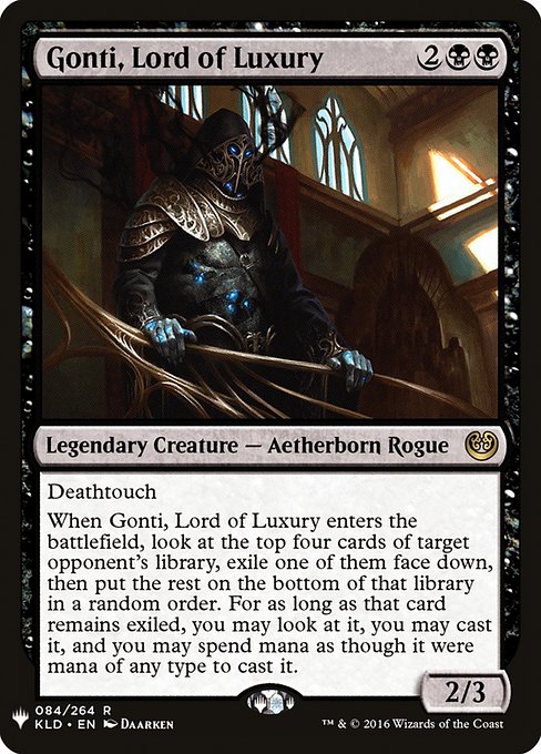 Gonti, Lord of Luxury (Mystery Booster) Light Play