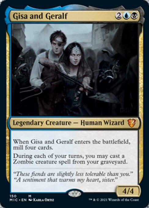 Gisa and Geralf (Commander 2021 Midnight Hunt) Near Mint