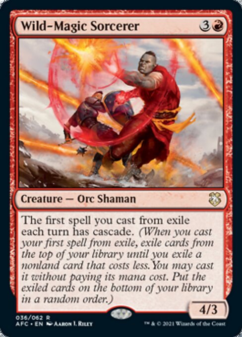 Wild-Magic Sorcerer (Commander 2021 Forgotten Realms) Near Mint